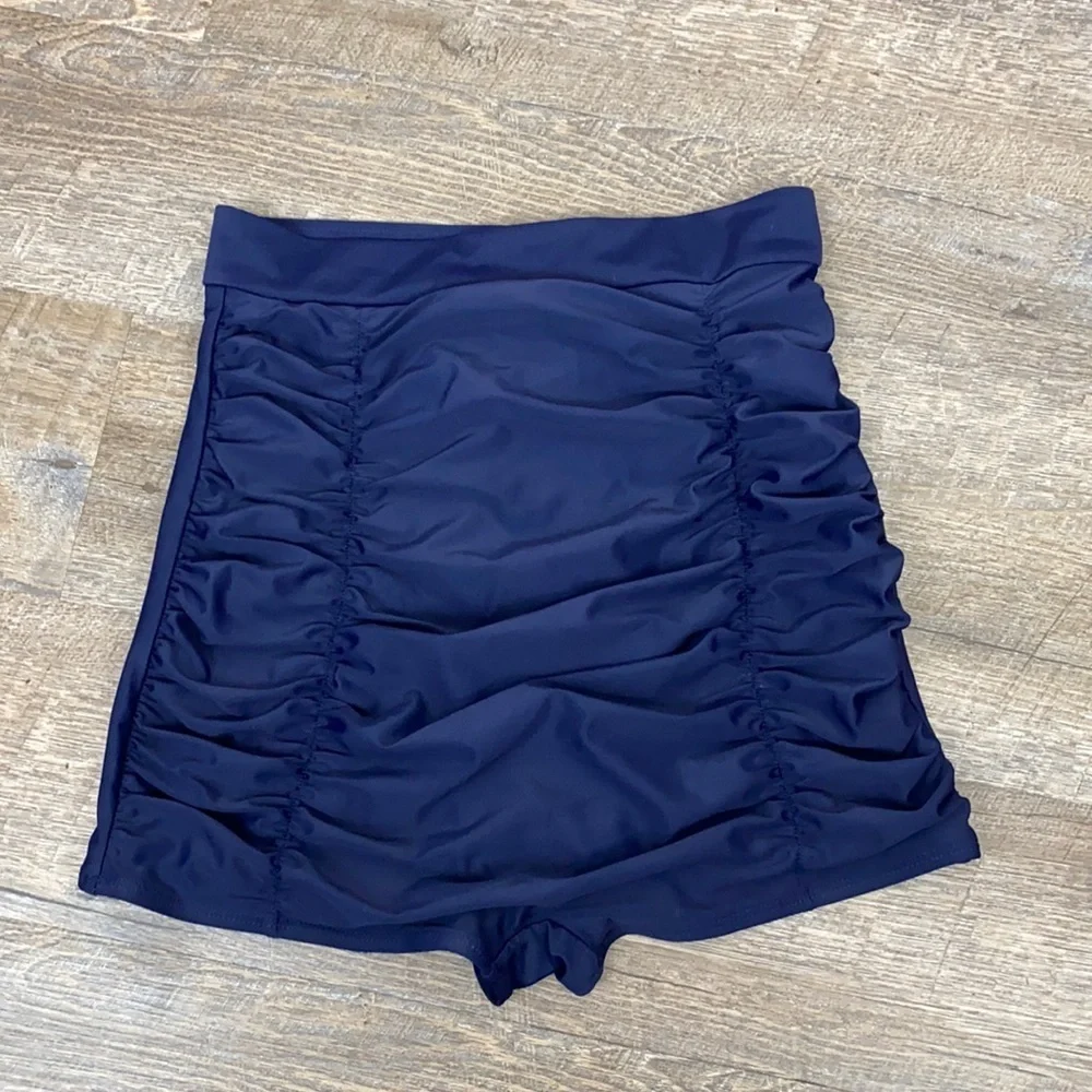NWT Coastal Rose Blue Bikini Bottoms size 8